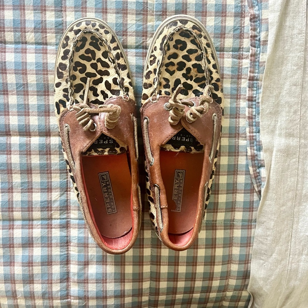 Sperry Leopard Print
